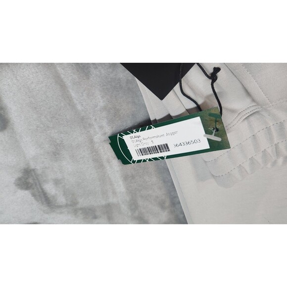 NWT 01.Algo Light Grey Small Performance Joggers Quick Dry Pants Gym SPF 40 New - Picture 2 of 8